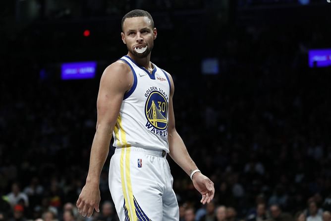 Who is the only player to block multiple Steph Curry 3-point attempts in a game?