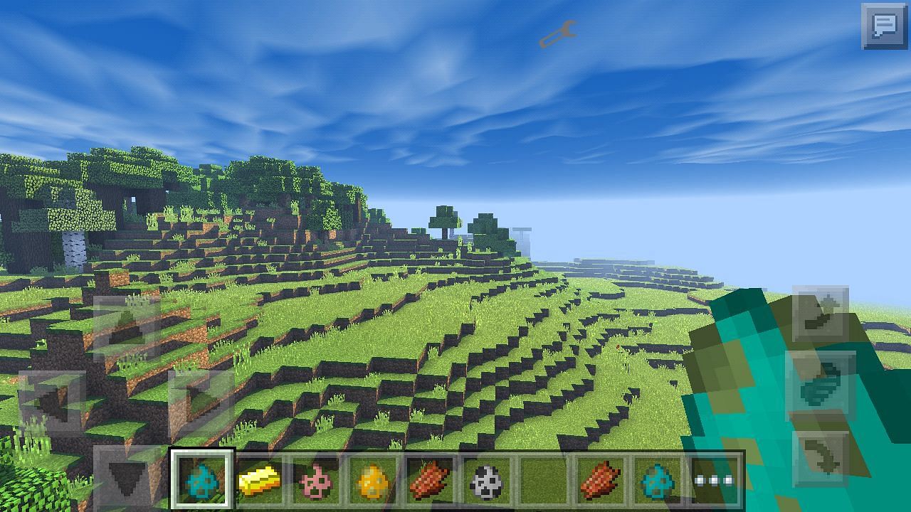 Shaders and texture packs can make the game look realistic (Image via Minecraft)