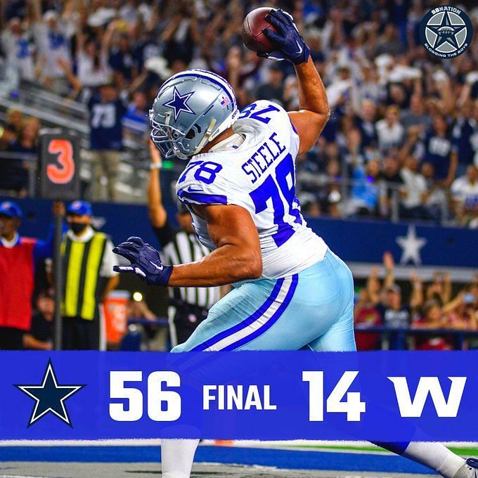 Dak Prescott, Cowboys hang 56 POINTS on Washington Football Team