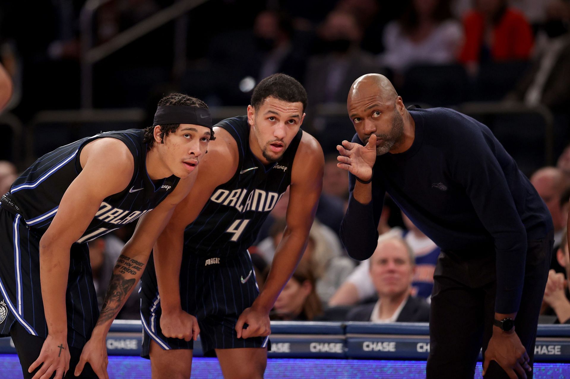 Orlando Magic in a game against the New York Knicks