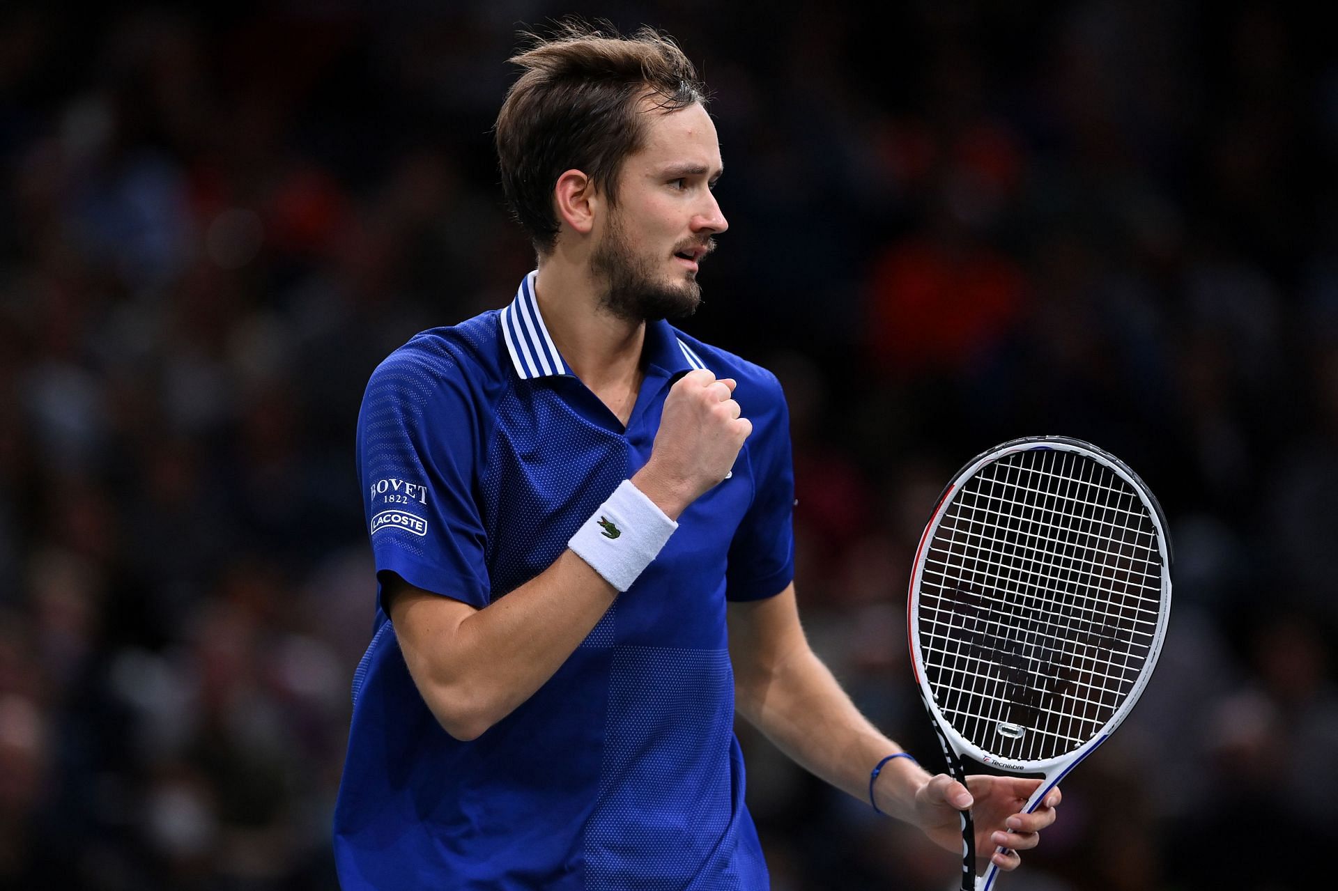 Daniil Medvedev prevailed over an overtly aggressive crowd in the Paris Masters