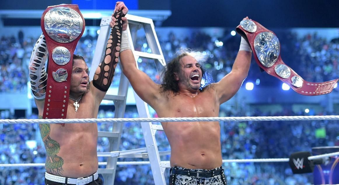 Jeff Hardy and Matt Hardy returned to WWE at WrestleMania 34