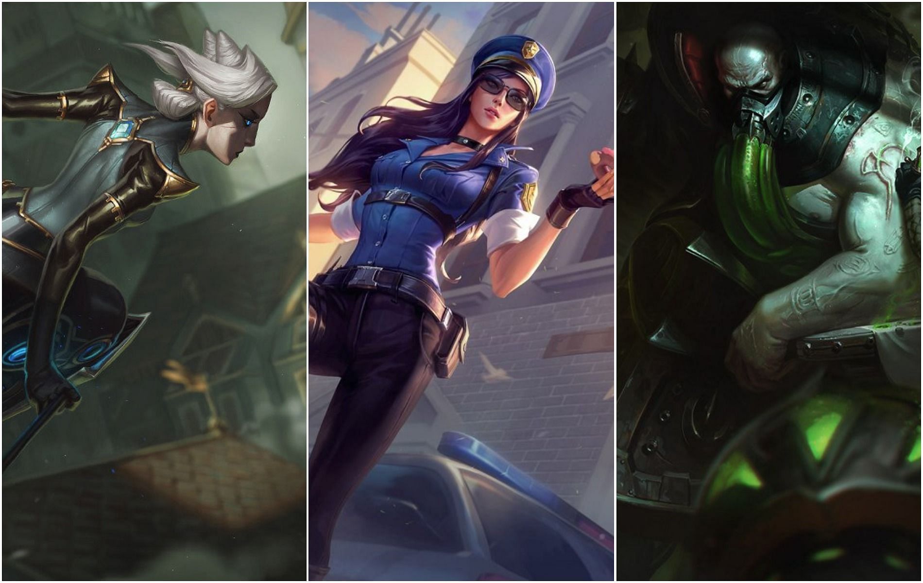 League of Legends patch 11.24 brings Camille nerfs, buffs to Caitly and Urgot (Images via Riot Games)