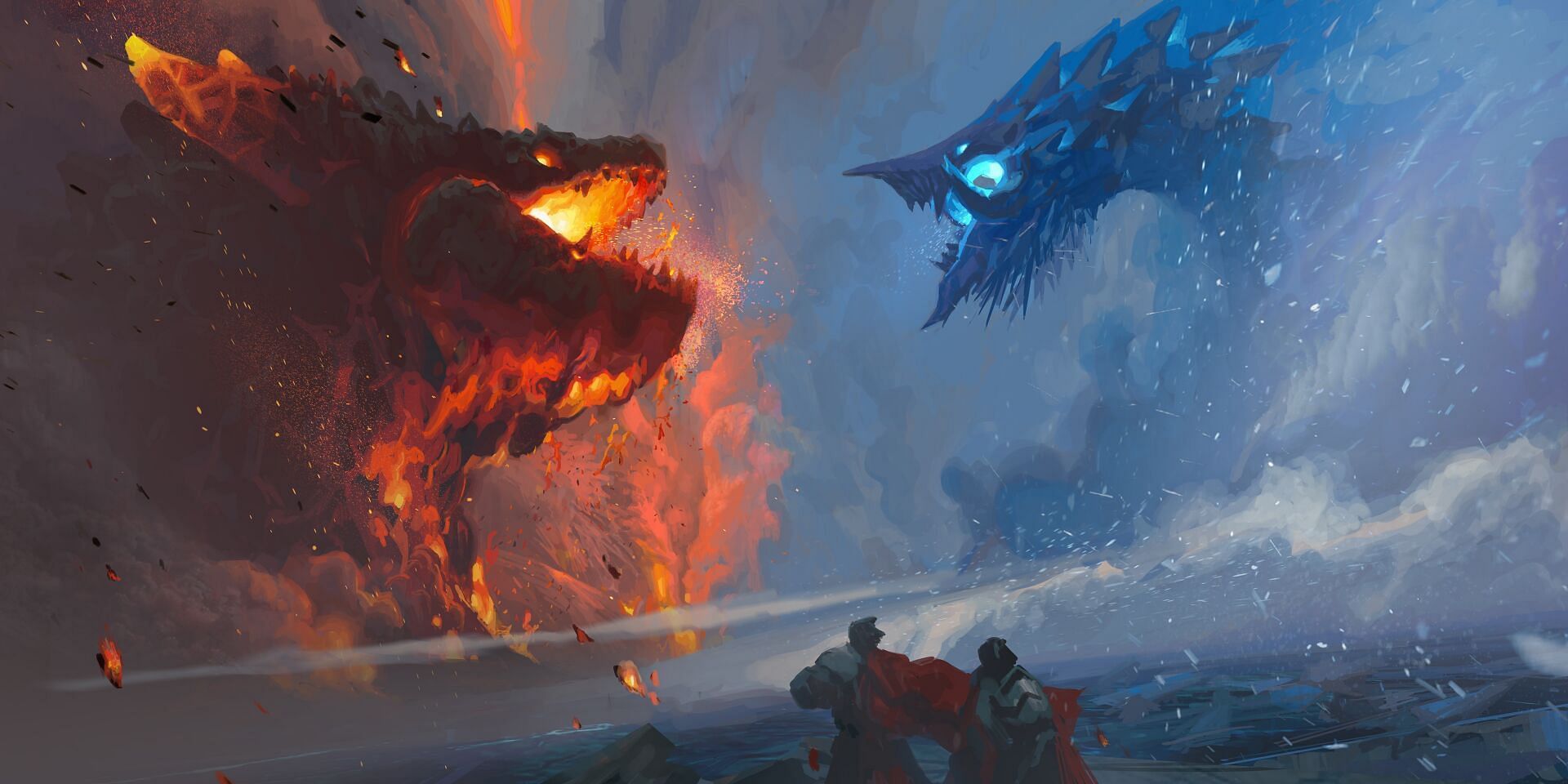 Elder Dragon vs Elder Dragon (Image by ArenaNet)