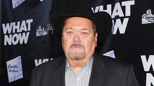 Jim Ross representing AEW at a press event