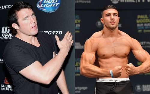 Chael Sonnen (left) & Tommy Fury (right)