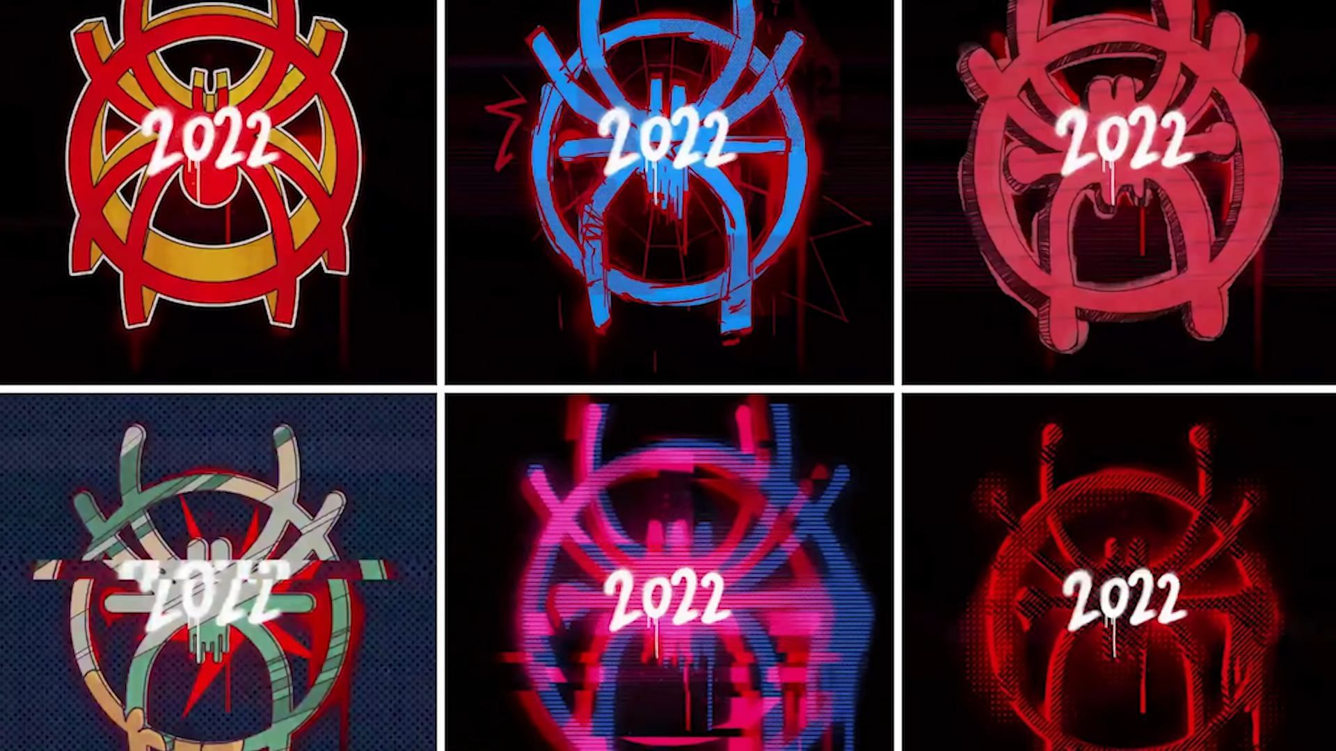 Logos of the various Spider-People present in the movie (Image via Sony Entertainment Pictures/Marvel)