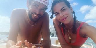 Matteo Berrettini and girlfriend Ajla Tomljanovic spend some quality beach time during the off-season
