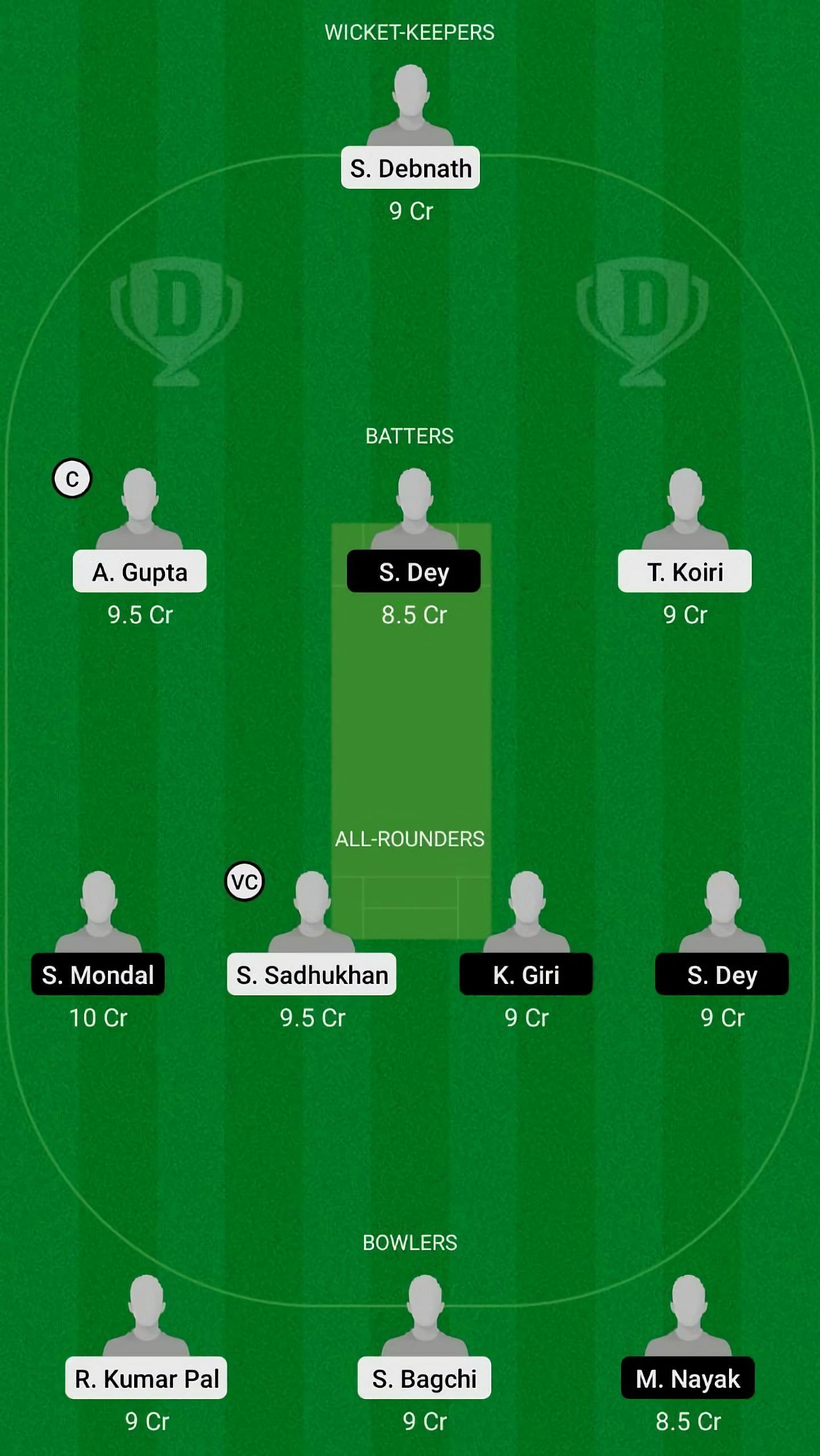 NSD vs SPT Dream11 Fantasy Suggestion #1