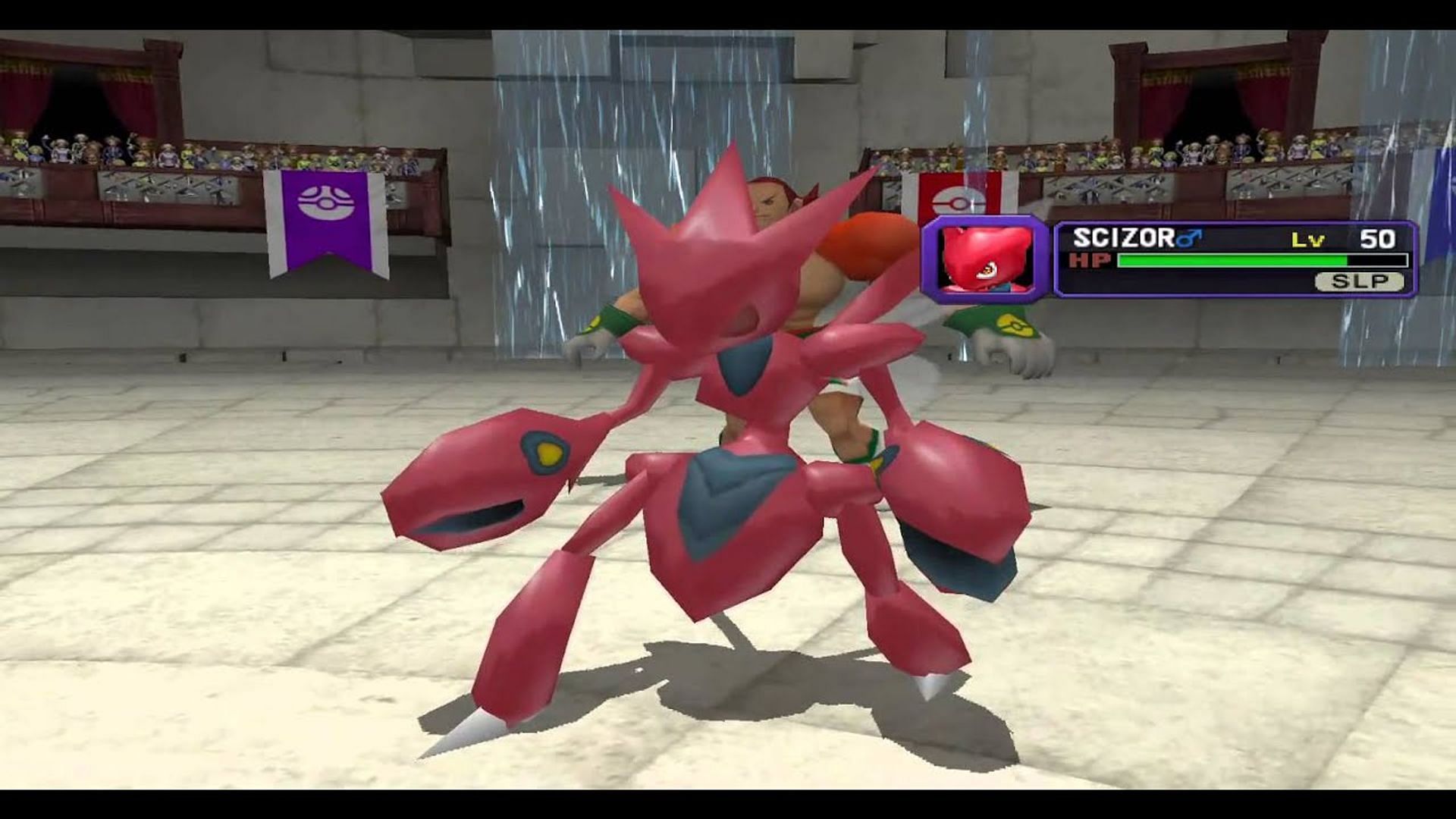 A Shadow Scizor as it appeared in Pokemon Colosseum. (Image via The Pokemon Company)