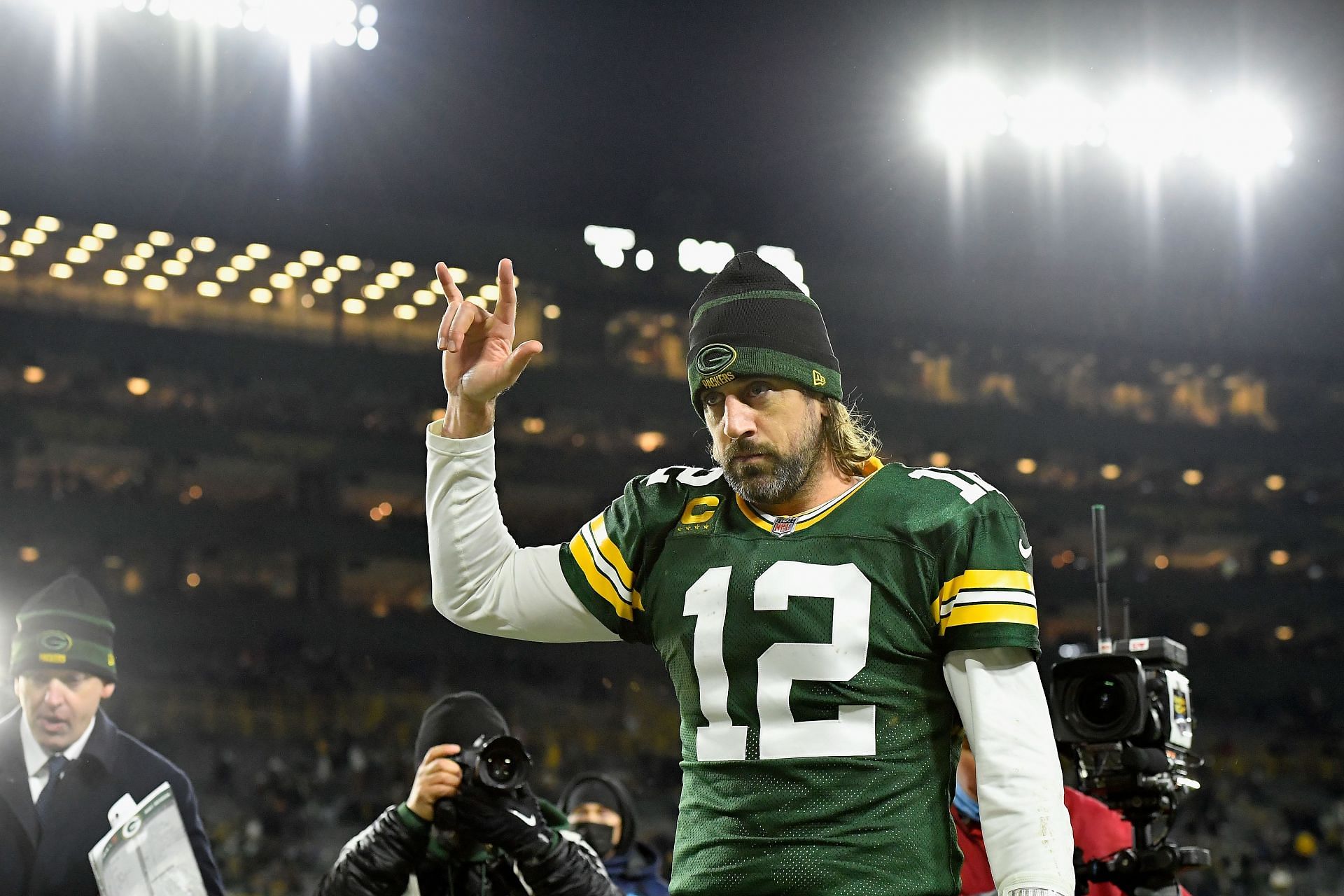 Green Bay Packers QB Aaron Rodgers vs Chicago Bears