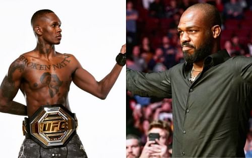 Israel Adesanya (Left) Jon Jones (Right) [Image credits: @stylebender, Instagram]