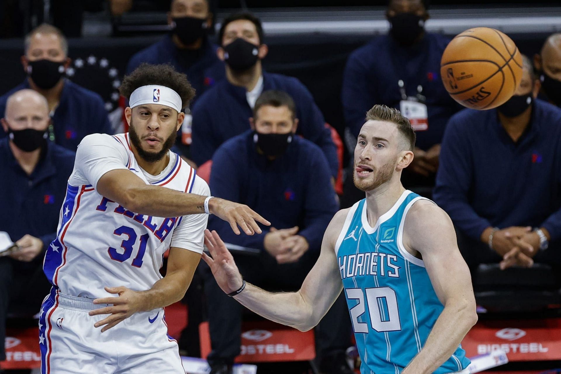 The depleted Charlotte Hornets will try to bounce back from an overtime loss Monday against the Philadelphia 76ers. [Photo: The Sixer Sense]