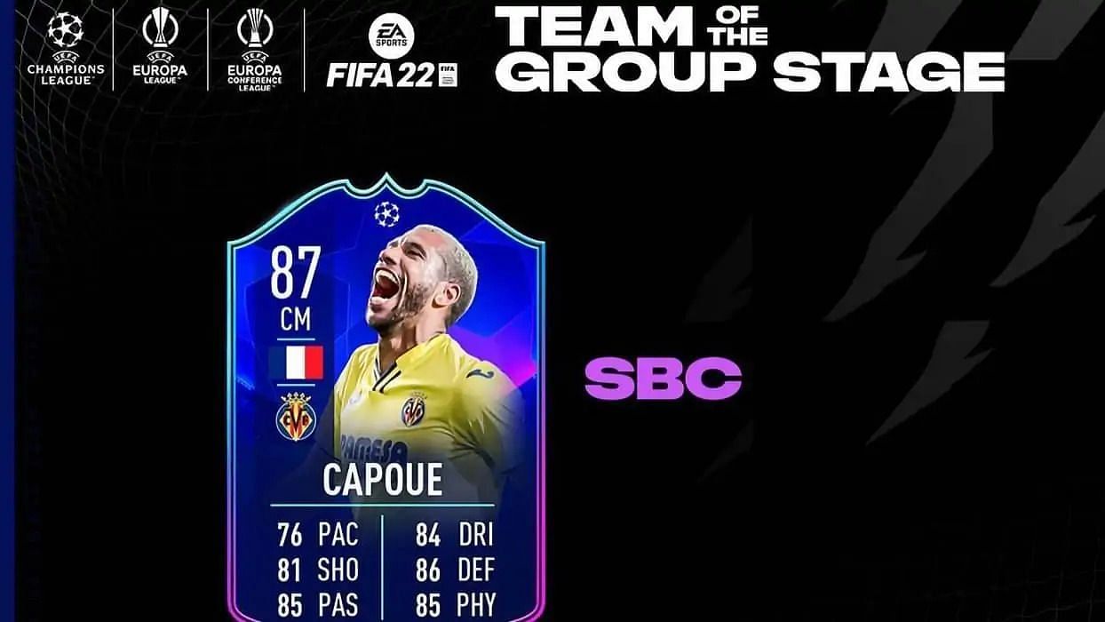 Etienne Capoue TOTGS SBC is live in FIFA 22 (Image via EA Sports)