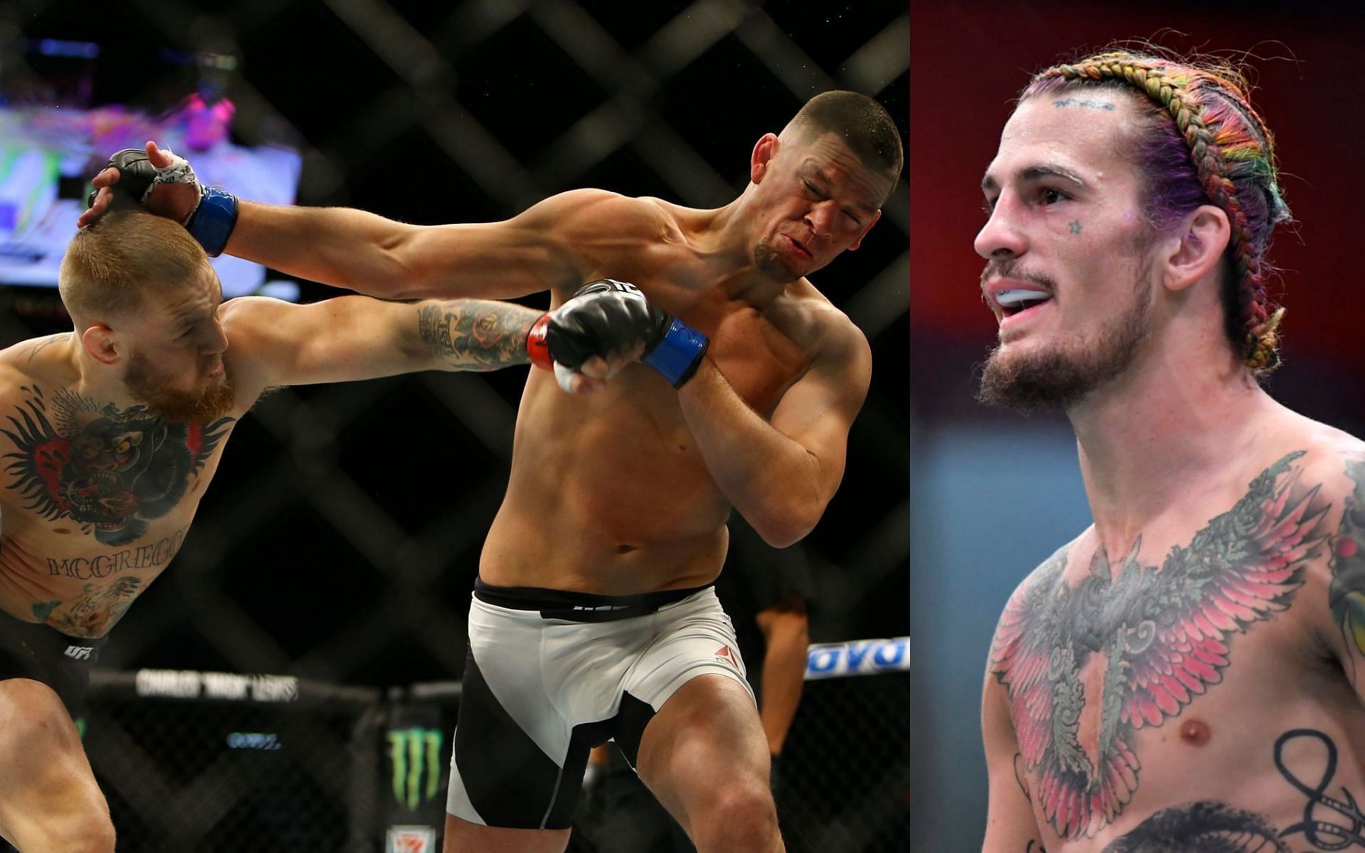 McGregor vs Diaz (L), O&#039;Malley (R) PC: Getty