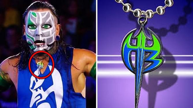 What is the significance of Jeff Hardy's necklace?