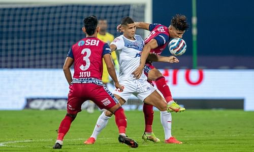 The match ended in a goalless draw today (Image courtesy: ISL social media)