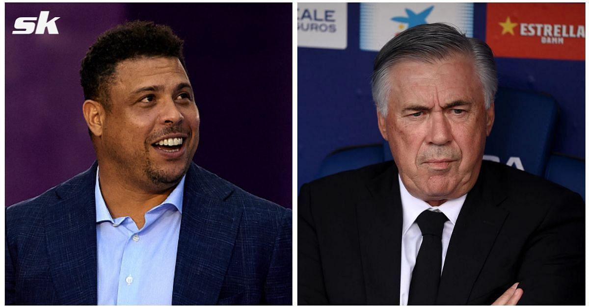 Ronaldo Nazario (L) wants to take Real Madrid&#039;s Marcelo to Cruzeiro