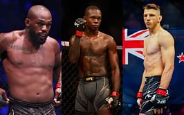 Israel Adesanya reacts to heated Twitter exchange between Jon Jones and Dan Hooker