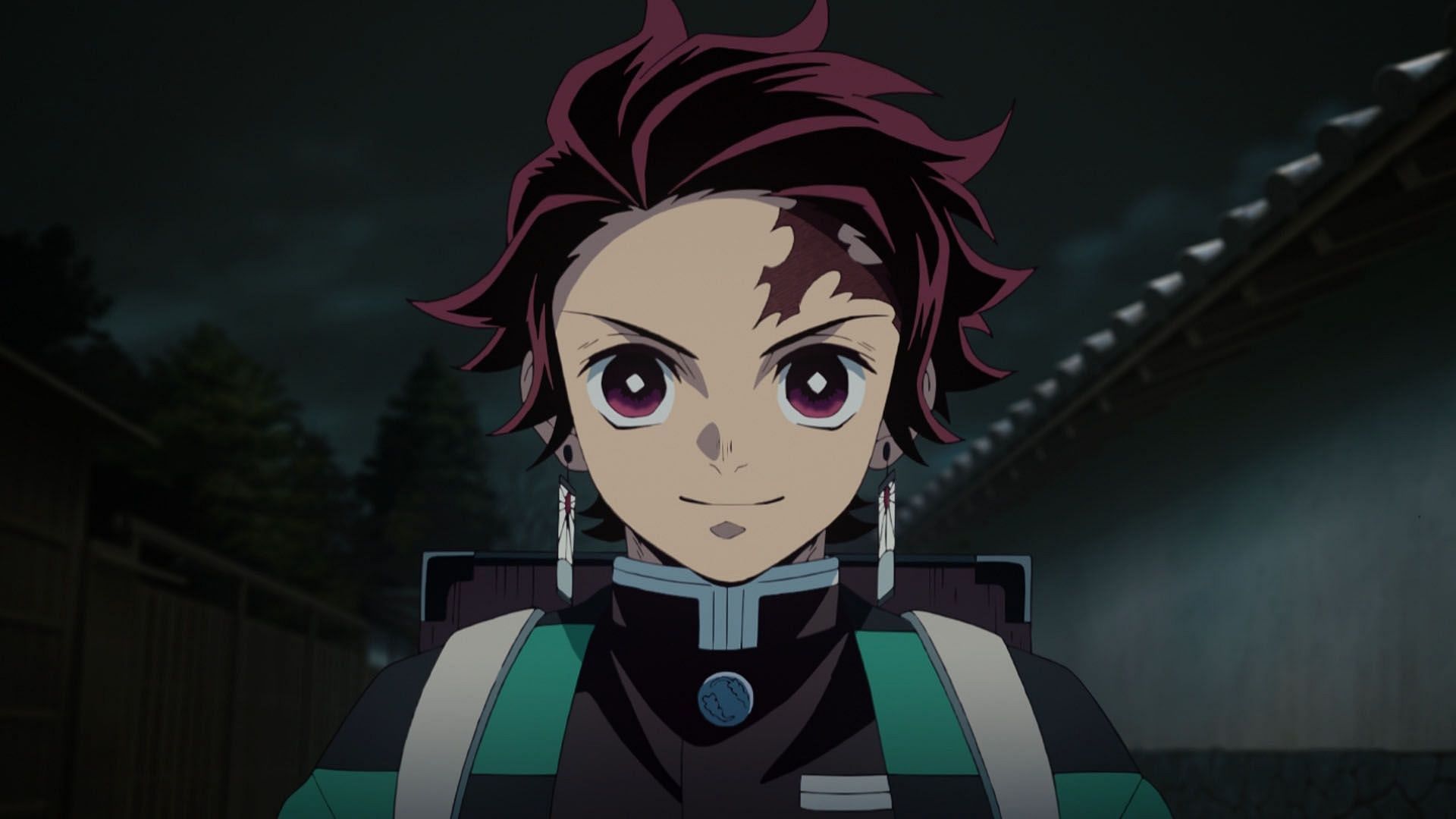 Tanjiro as seen in the anime series (Image via Ufotable)