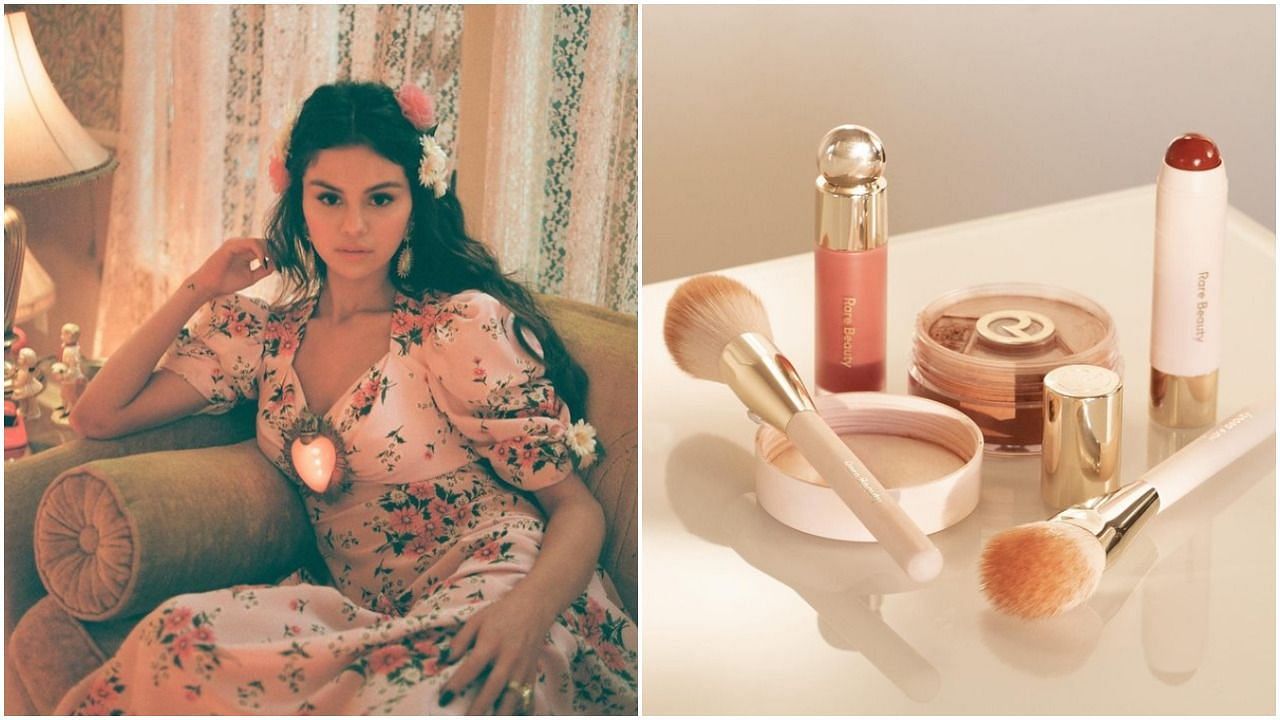 Selena Gomez and Rare Beauty Spring Collection (Image via Selena Gomez and Rare Beauty/Instagram)