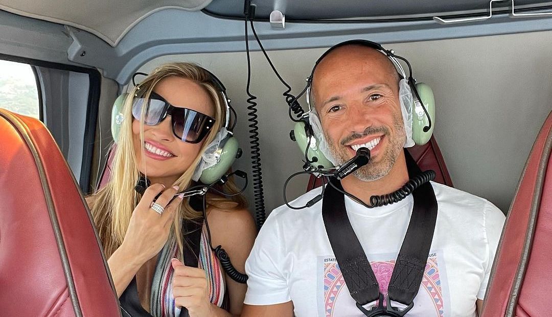 Chrishell Stause and Jason Oppenheim started dating earlier this year (Image via Jason Oppenheim/Instagram)