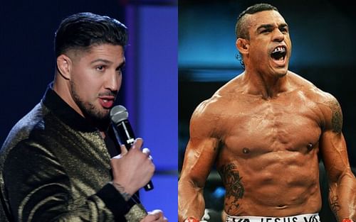 Brendan Schaub (L) via La Times Twitter, Vitor Belfort (R) via UFC