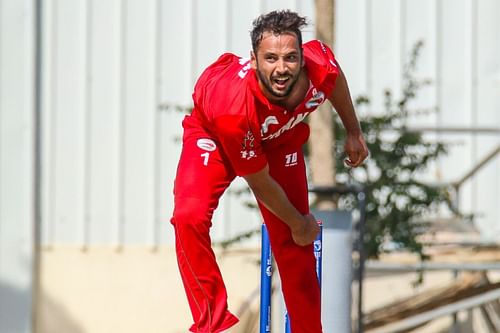 Fayyaz Butt in action for Oman