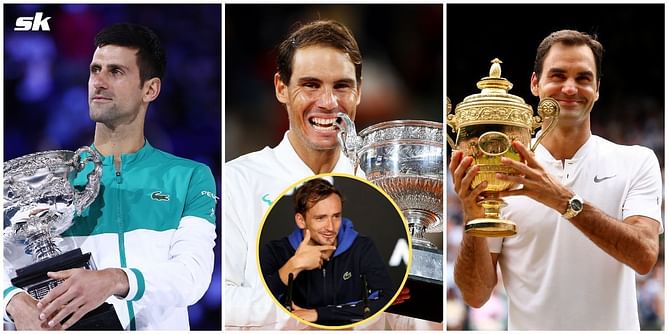 "Roger, Novak & Rafa have broken every record imaginable, but I'm sure after their departure there will be new heroes"- Daniil Medvedev