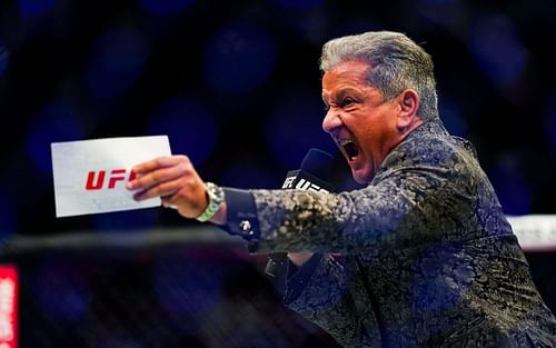 Bruce Buffer [Image via Getty: UFC 265: Yadong v Kenney]