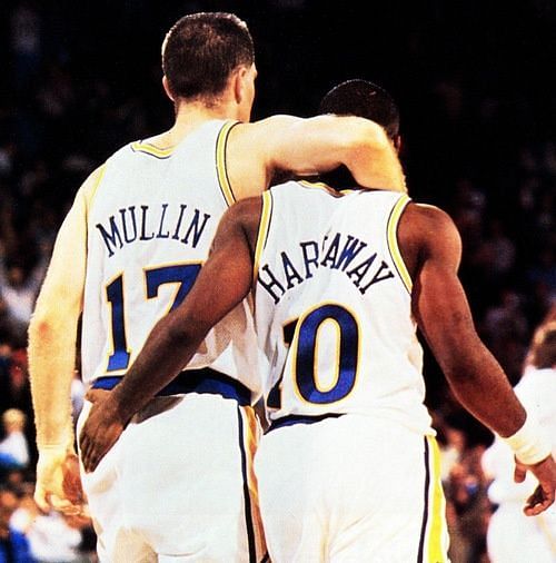 Enter captionThe Golden State Warriors ran teams out of Oakland in 1991-92