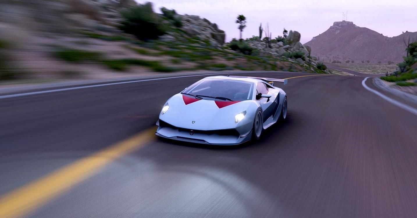 The Forza Edition Lamborghini Sesto Elemento is the fastest accelerating car in the game (Image via Top Gear)