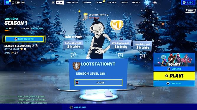 Fortnite player hits level 350 within 2 weeks of Chapter 3, here is how