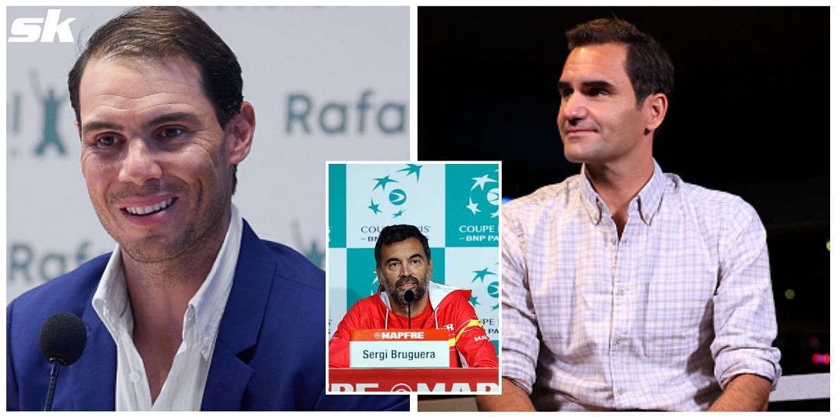 Sergi Bruguera (inset) is glad to have never faced Rafael Nadal at Roland Garros