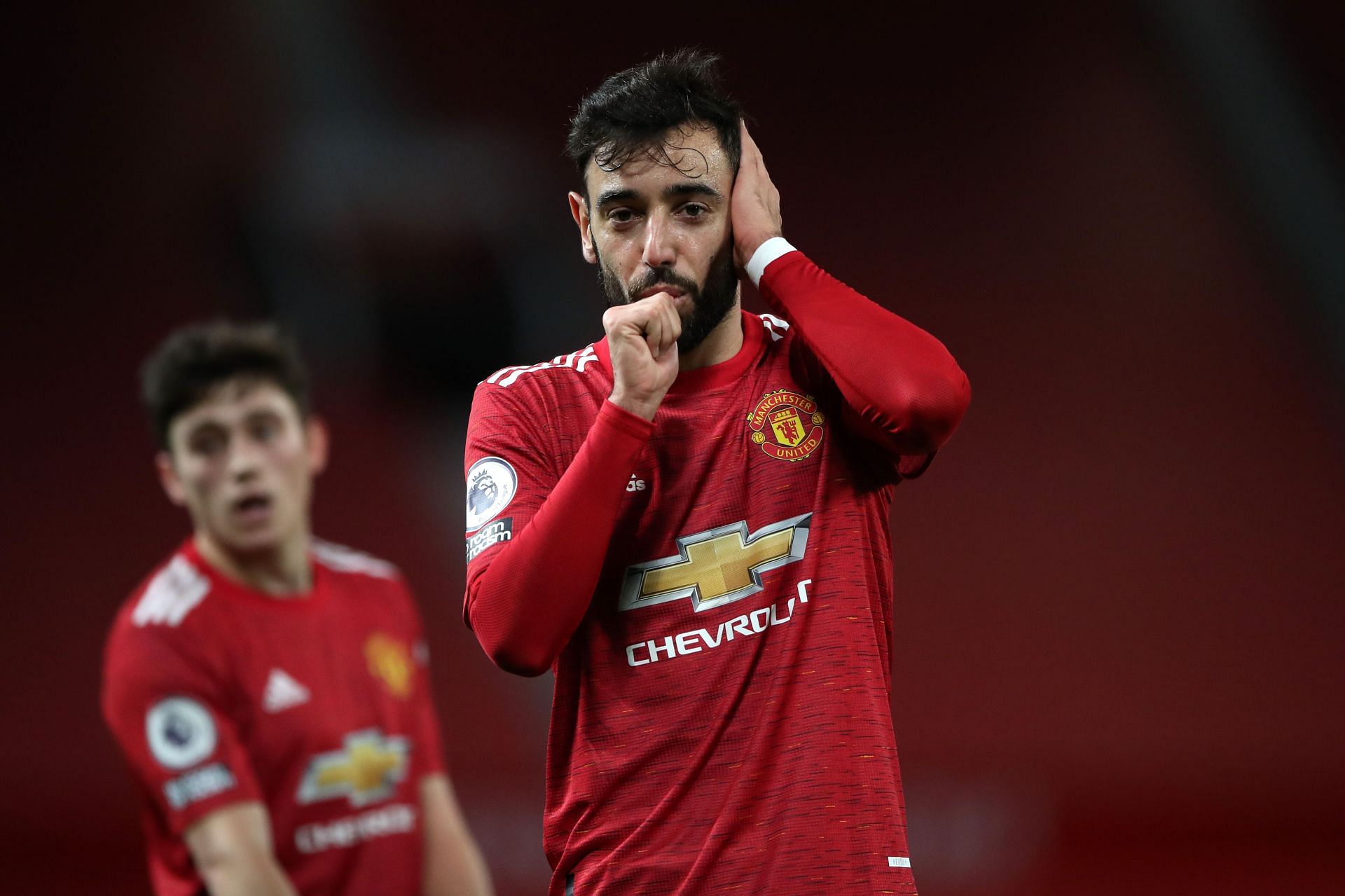 Bruno Fernandes for Manchester United v Leeds United - Premier League