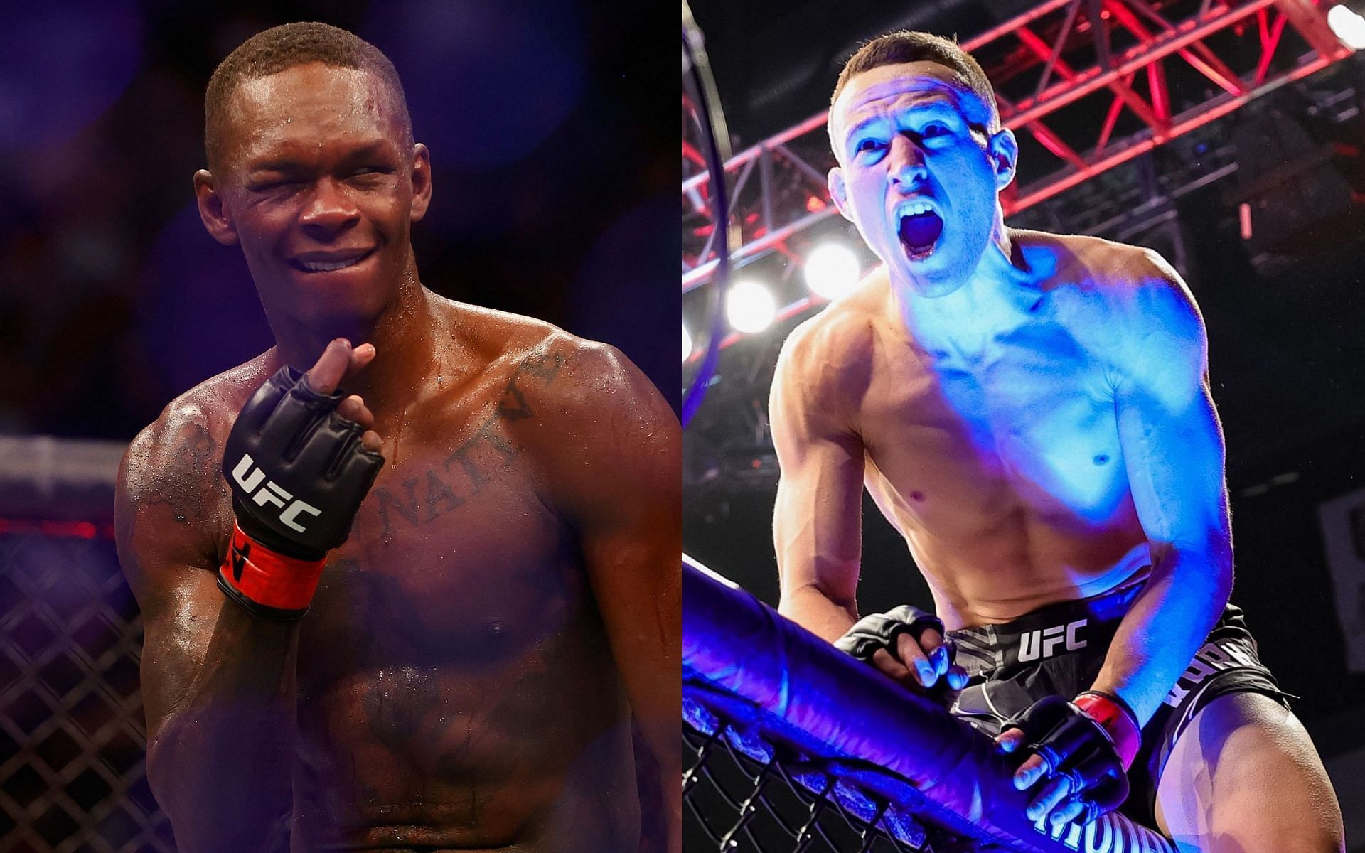 Israel Adesanya (left); Kai Kara-France (right)