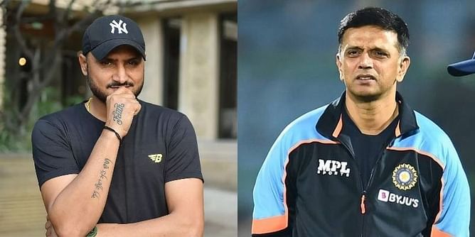 "Remember seeing him as a young 18-year old in Mohali" - Rahul Dravid congratulates Harbhajan Singh over a 'phenomenal' career