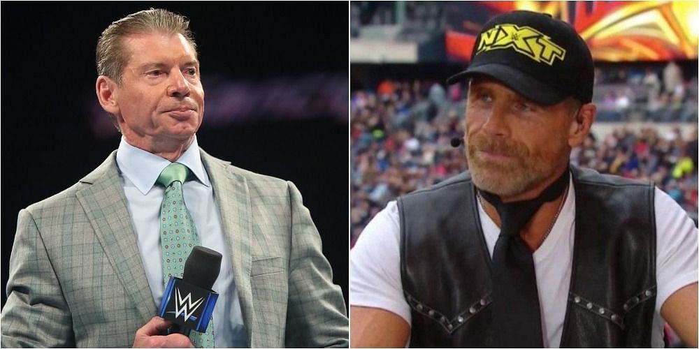 WWE Chairman Vince McMahon and Shawn Michaels