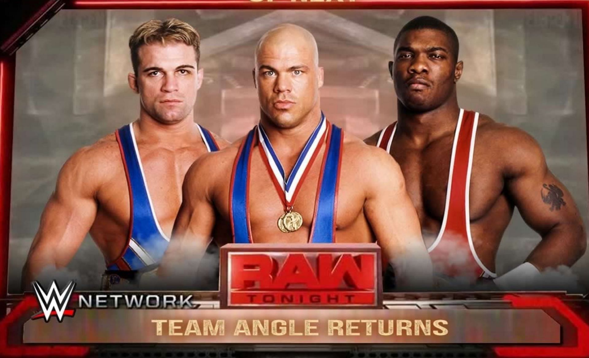 Team Angle consisted of Kurt Angle, Charlie Haas, and Shelton Benjamin