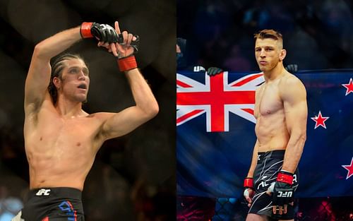 Brian Ortega (left) and Dan Hooker (right) PC: UFC