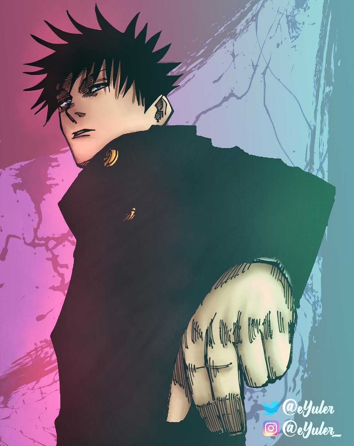 Megumi is the focus of Jujutsu Kaisen chapter 167 (image via TCBscans, color: eYuler)