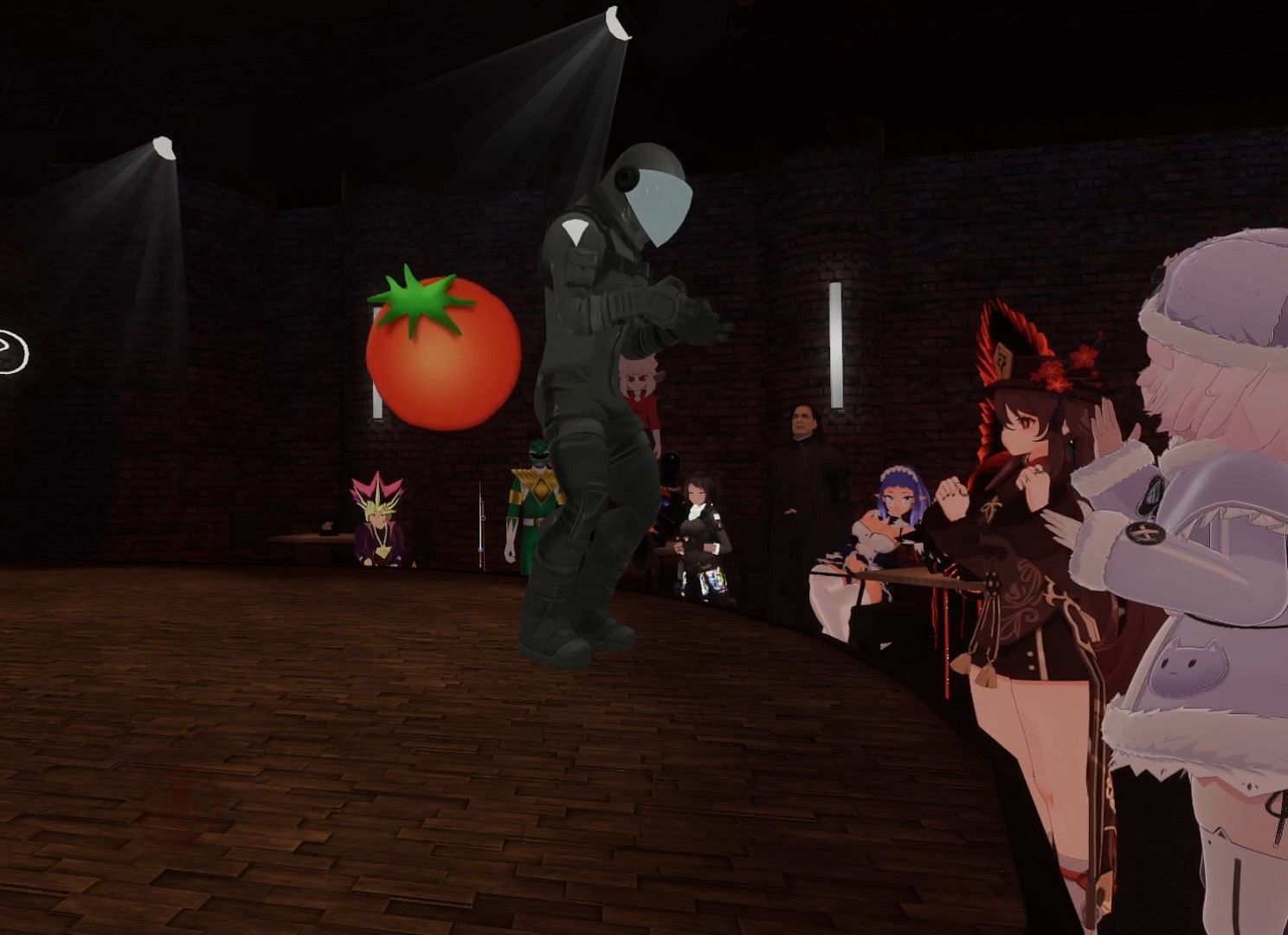 Twitch streamer Lacari gets brutally roasted by Surefour in VRChat (Image via Twitch/roflgator)