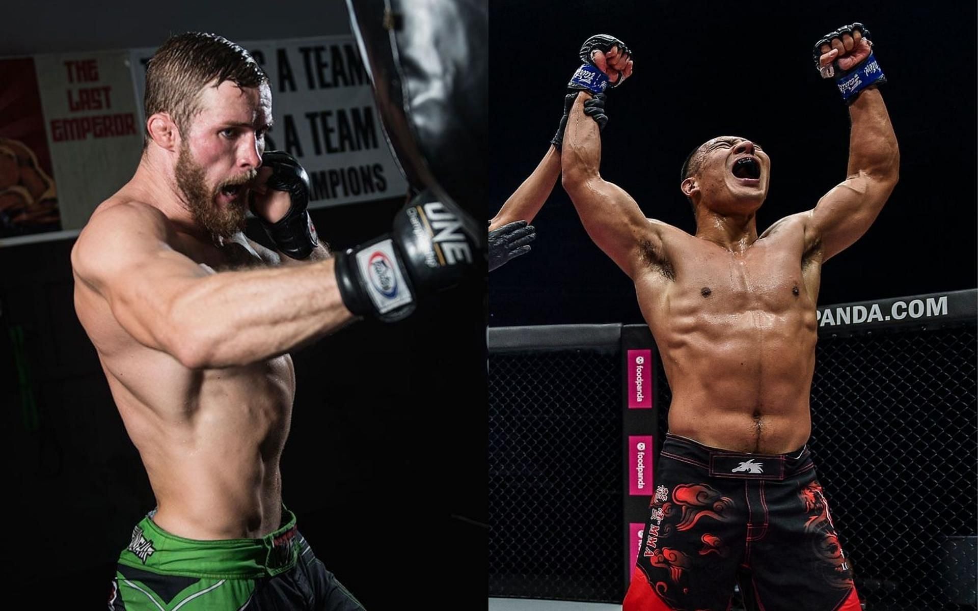 Former ONE Championship middleweight world champion Vitaly Bigdash (left) will face Fan Rong (right) at ONE: Winter Warriors II. (Images courtesy of ONE Championship)