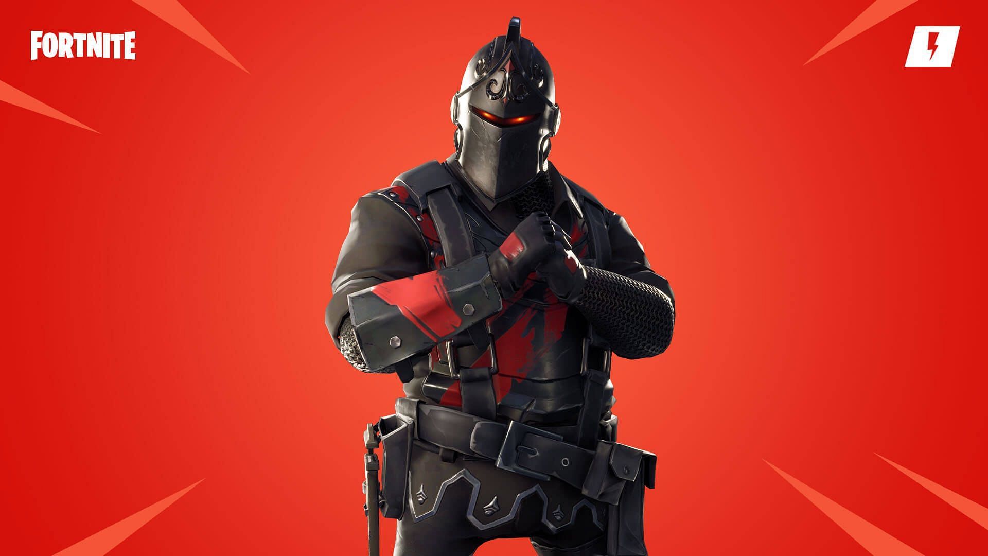 The Black Knight is the rarest Fortnite skin (Image via Epic Games)