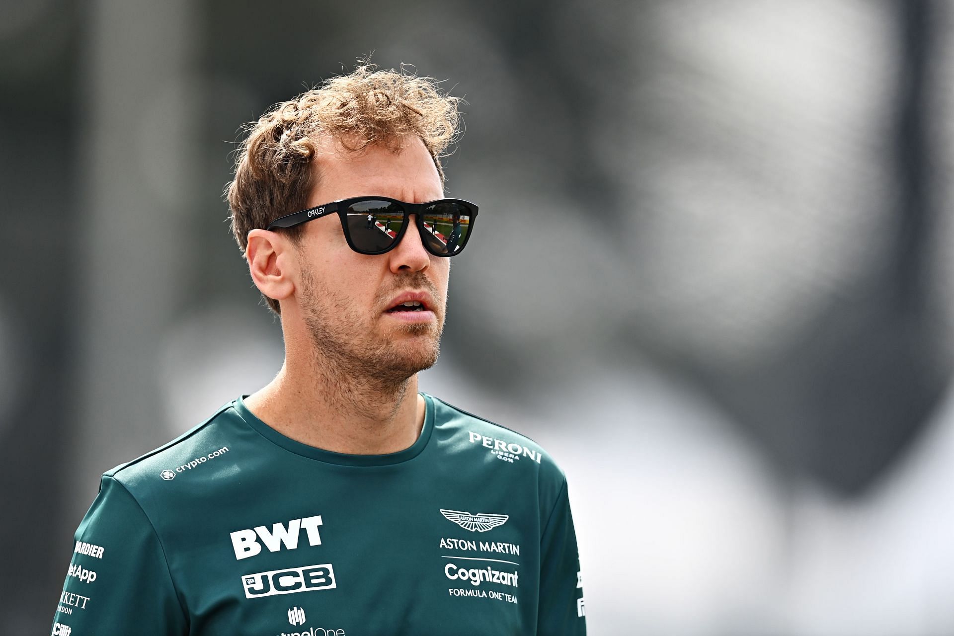 Sebastian Vettel was seen wearing shows sporting the LGBTQ+ colors on the eve of the Saudi Arabian Grand Prix