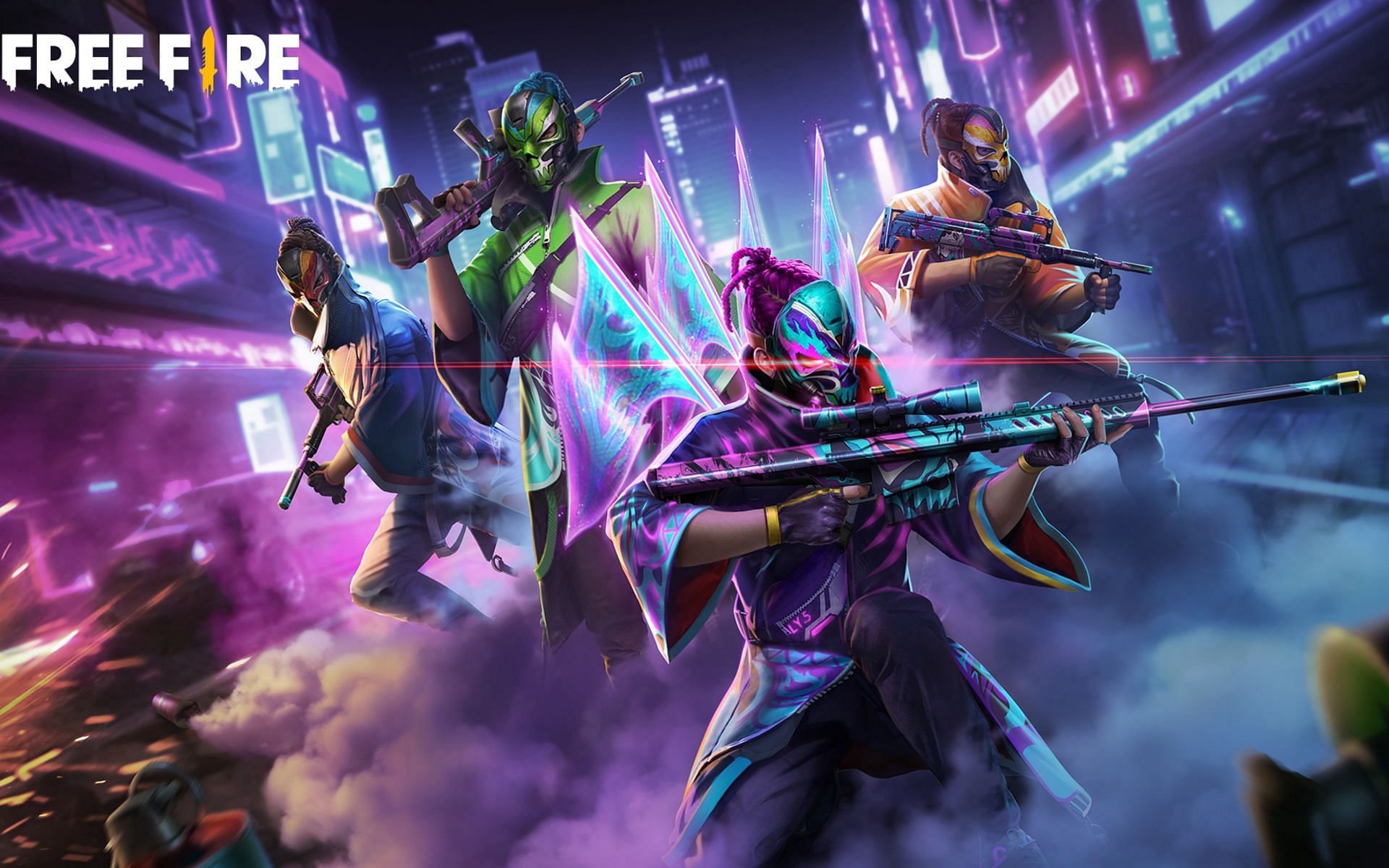 The most widely used Free Fire skins (Image via Garena)