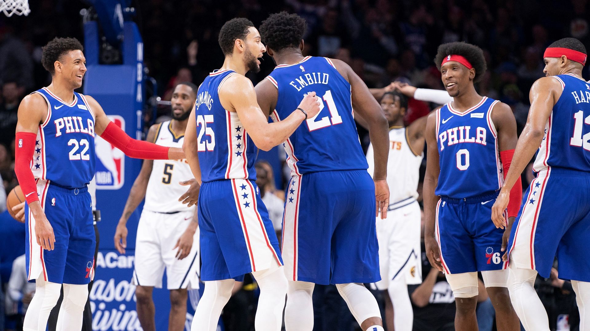 The Philadelphia 76ers were also decimated by the virus protocols just a few weeks ago. [Photo: CGTN]