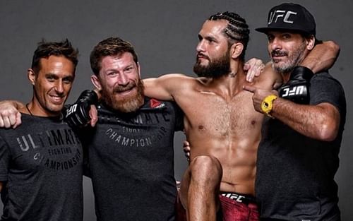 Jorge Masvidal with Mike Brown and team [Image courtesy: @mikebrownmma]