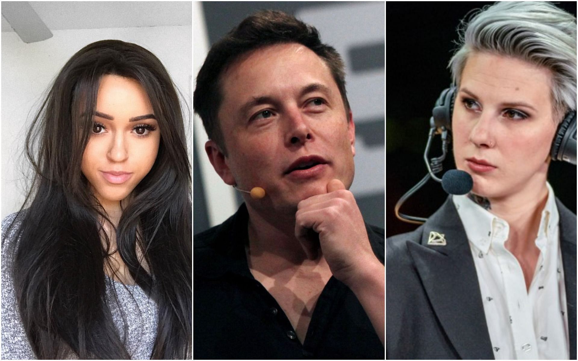Elon Musk&#039;s tweet about Arcane attracted the attention of several League of Legends personalities (Image via Twitter, Getty Images and Riot Games)