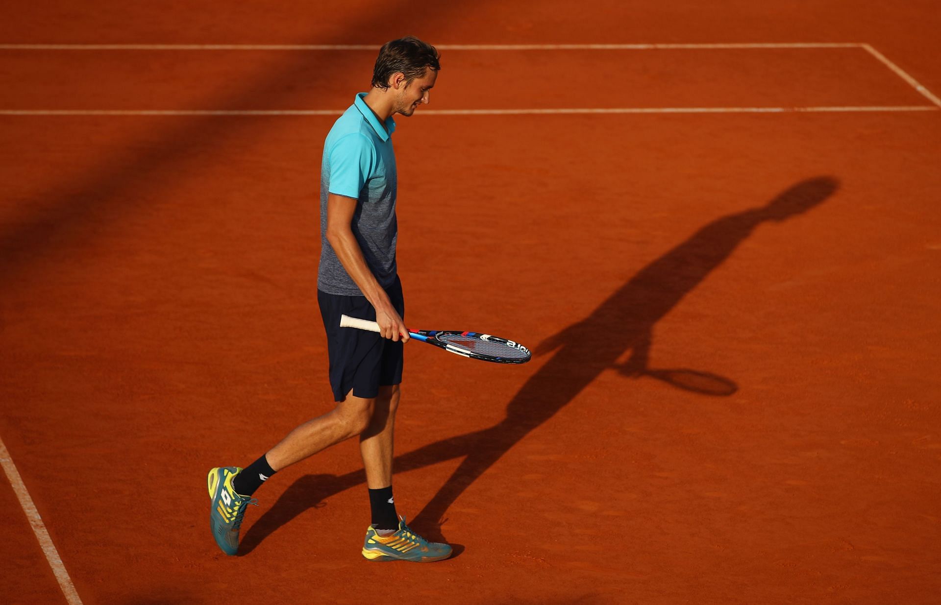 Daniil Medvedev at the Mutua Madrid Open